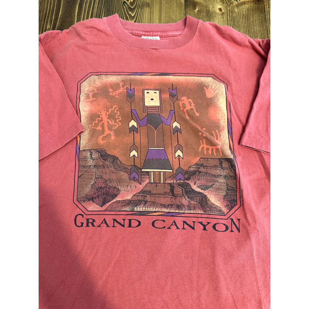 Vintage Grand Canyon Prairie Mountain Tee Shirt Large Single Stitch Made in USA